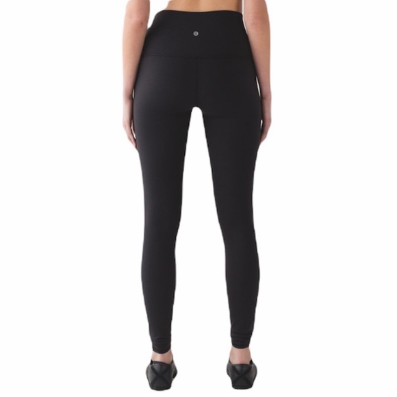 Lululemon Wunder Under high rise Tech mesh black leggings size 4 - Picture 2 of 11